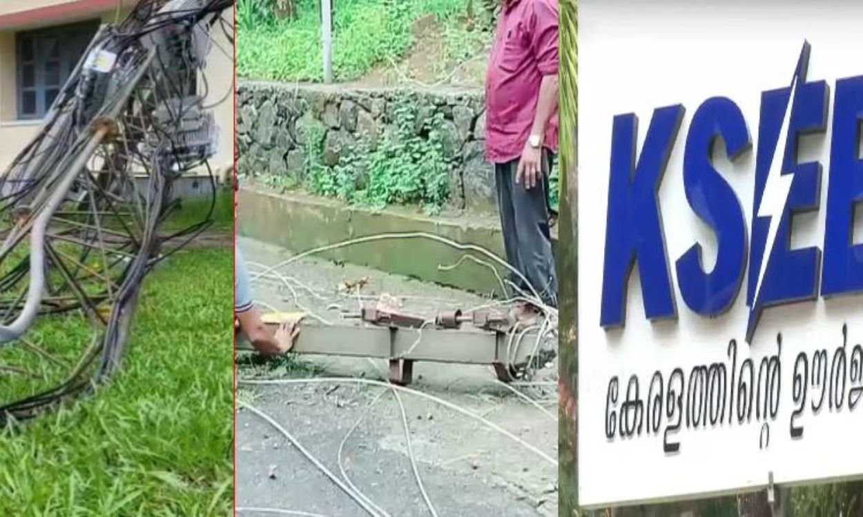 ശക്തമായ കാറ്റും മഴയും: കെഎസ്ഇബിക്ക് കോടികളുടെ നഷ്ടം