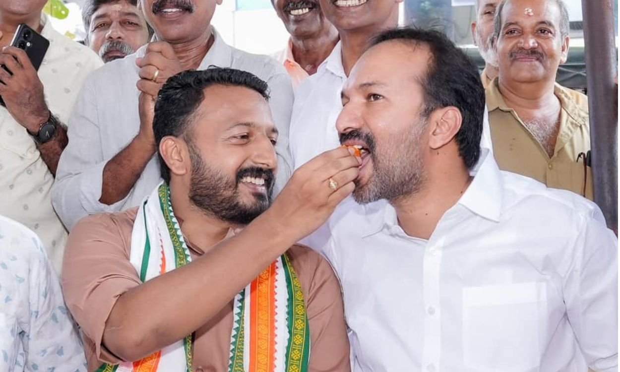 Rahul mamkoottathil and PC VIshnunath